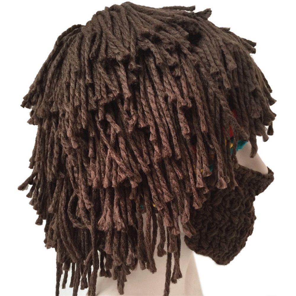 Beard Hat Creative Knitted Mask - Picture 2 of 3